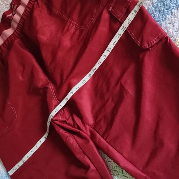 Reebok Cardi B 4X (26-28W) Red Cargo Pocket Windbreaker Jogger Pants - Picture 8 of 15